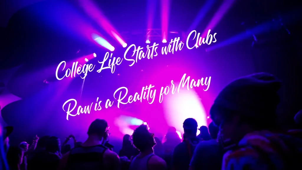  College Life Starts with Clubs Raw is a Reality for Many